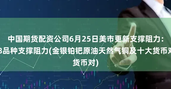 中国期货配资公司6月25日美市更新支撑阻力：18品种支撑阻力(金银铂钯原油天然气铜及十大货币对)