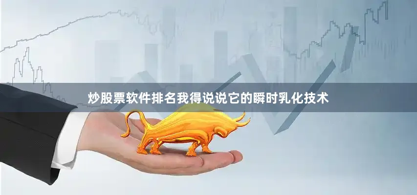 炒股票软件排名我得说说它的瞬时乳化技术