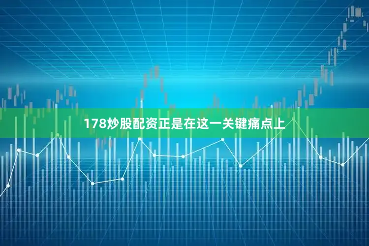 178炒股配资正是在这一关键痛点上